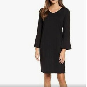 Eileen Fisher Tencel Bracelet-Sleeve Dress